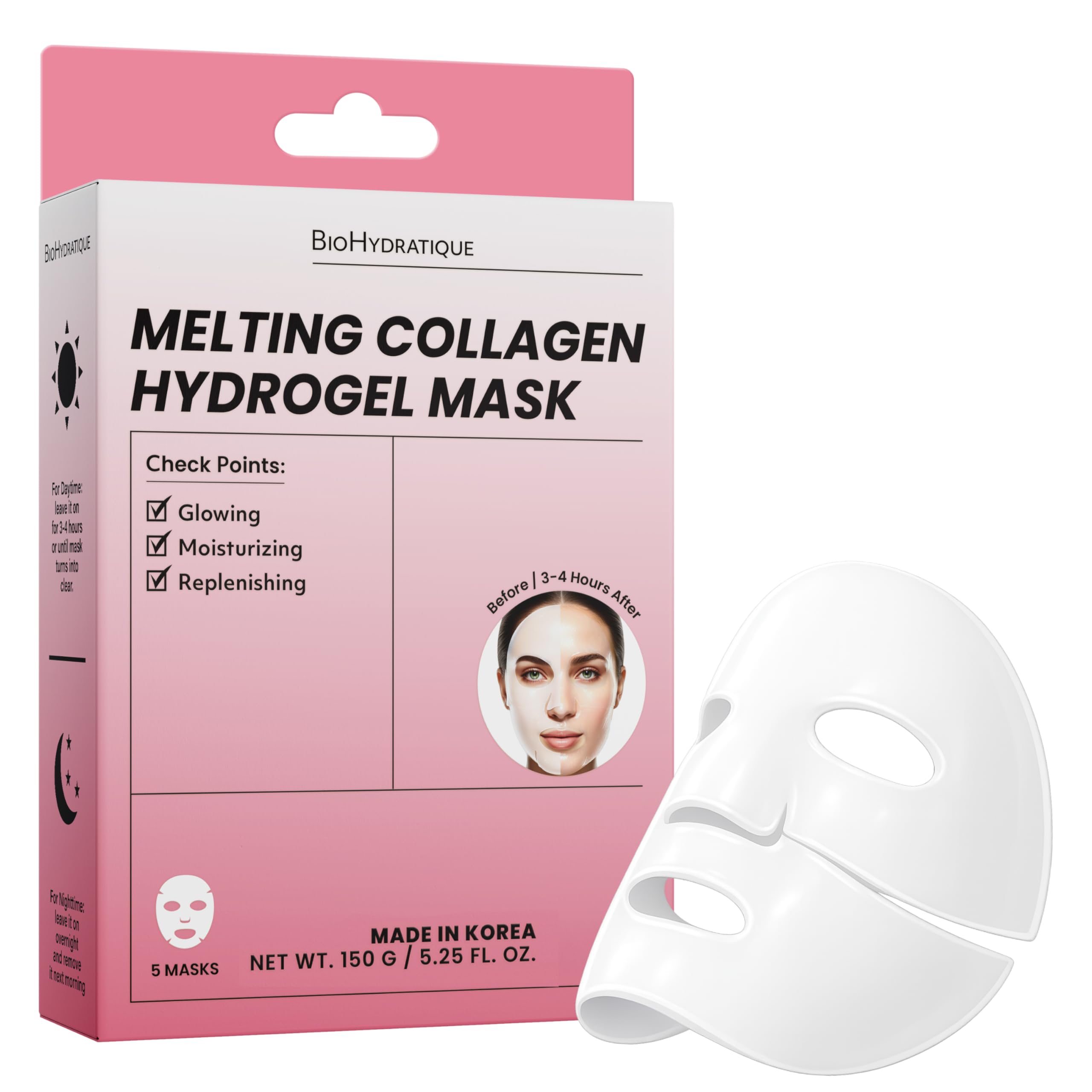Amazon.com : Bio Hydratique Hydrogel Collagen Face Mask